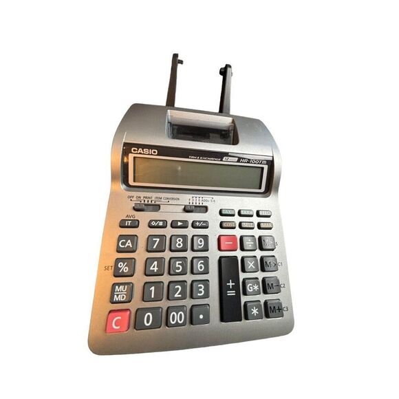 Casio HR-100TM Desktop Printing Calculator - Picture 2 of 16